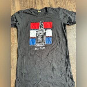 Vintage Jack Daniel’s ladies tee red white and blue